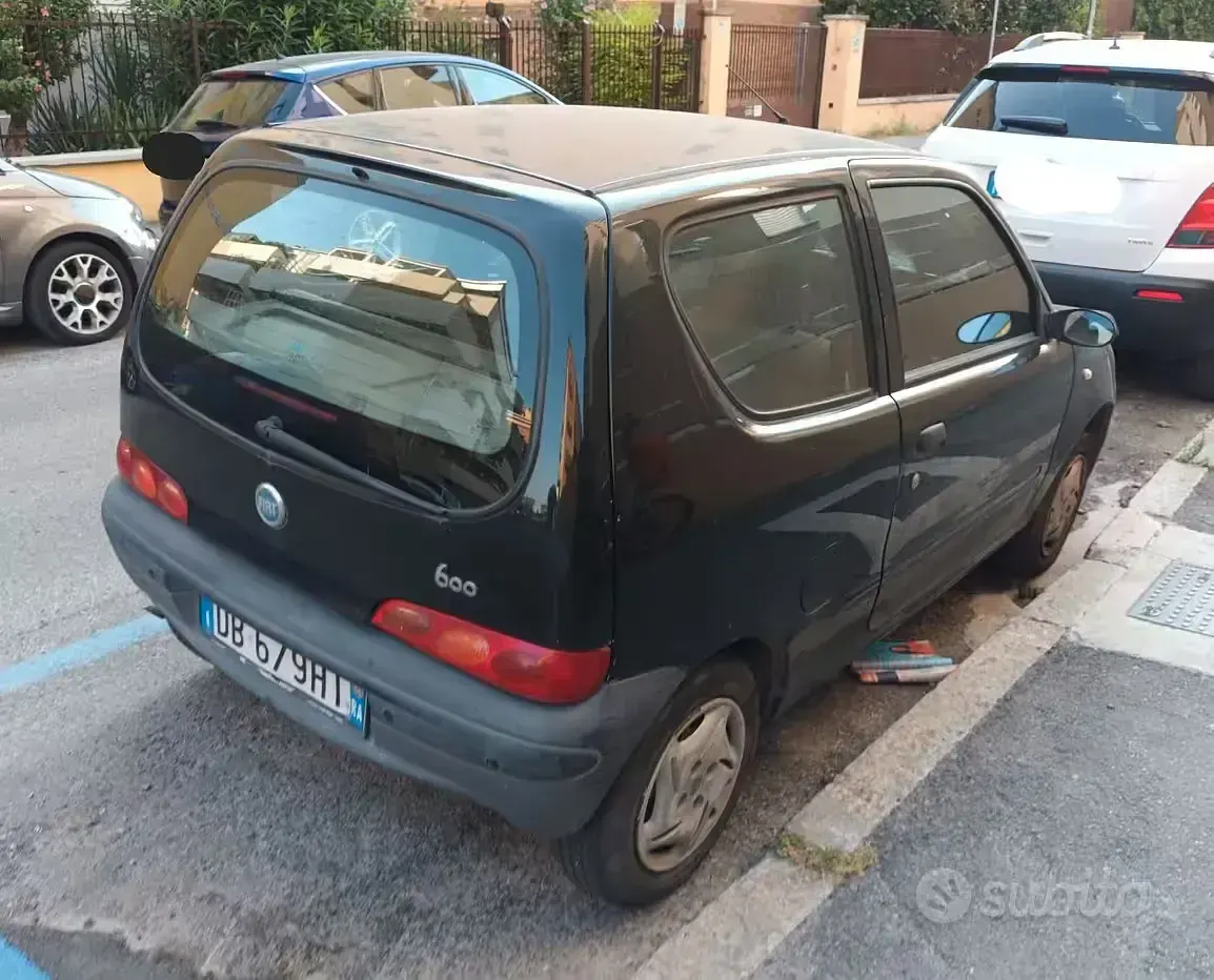 Usata Fiat 600 54 CV (39 kW) 2006 Nero Utilitaria