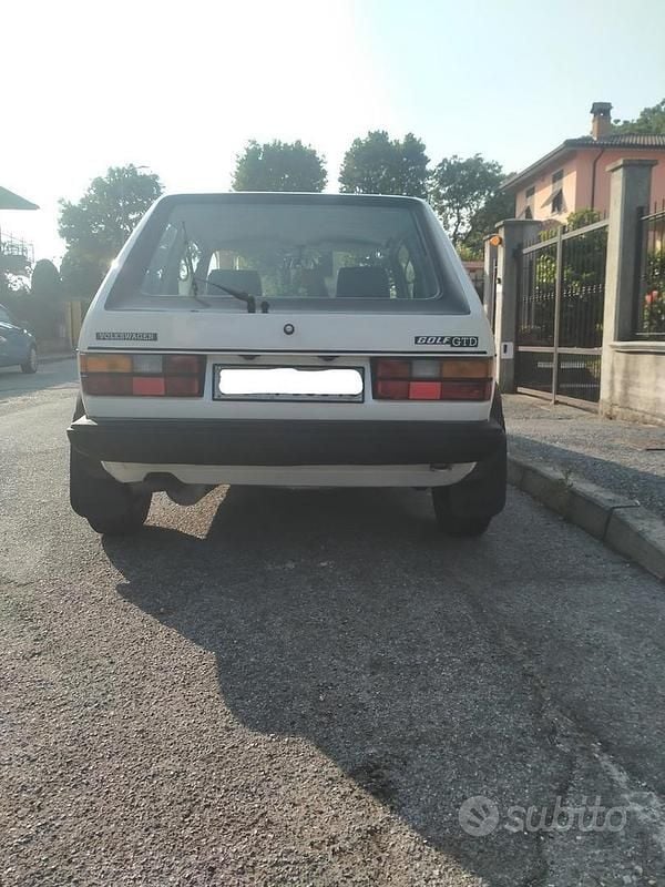 Usata VW Golf I GTD 70 CV (51 kW) 1982 Bianco Utilitaria