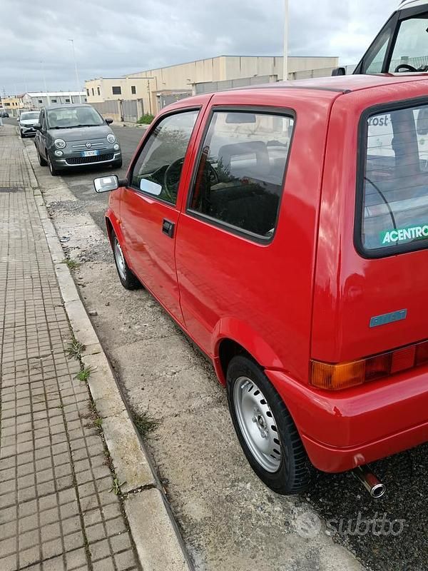 Usata Fiat 500 Young 1998 Rosso Utilitaria