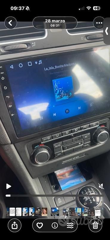 Usata VW Golf VI 105 CV (77 kW) 2011 Bianco Utilitaria