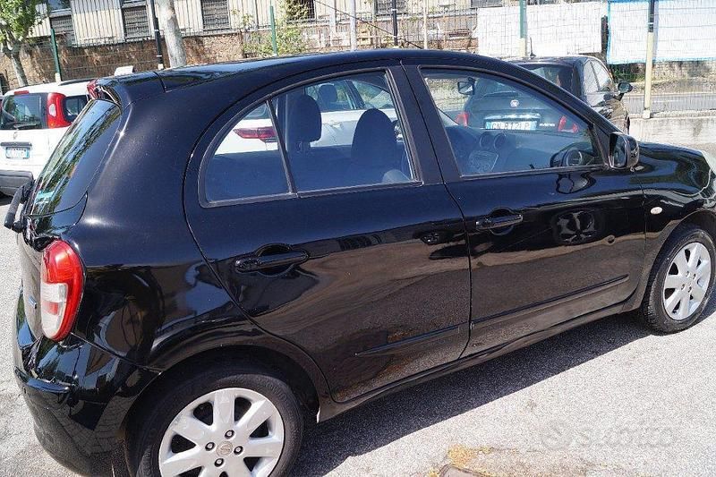 Usata Nissan Micra Acenta 80 CV (58 kW) 2011 Nero Utilitaria