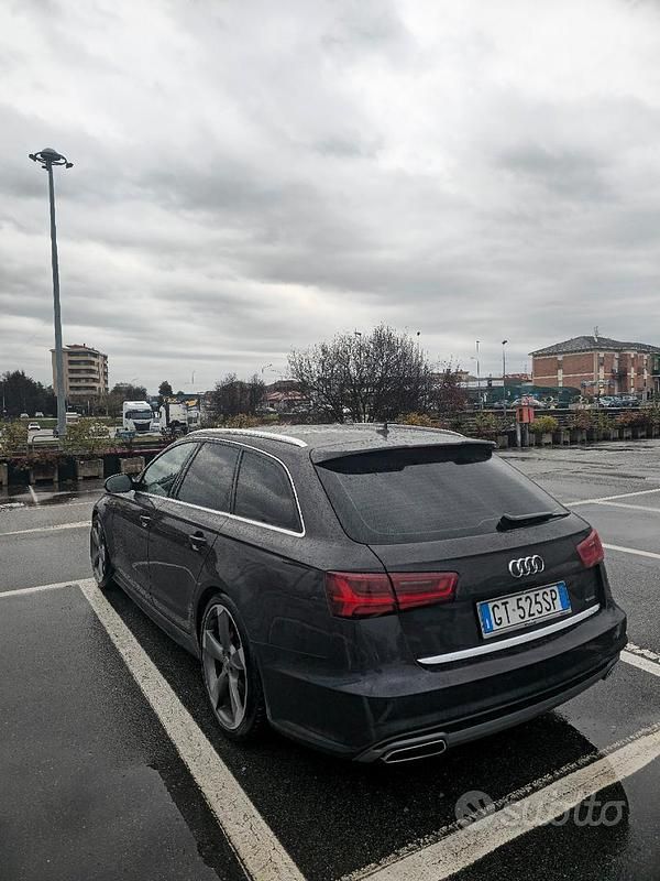 Usata Audi A6 S-Line 218 CV (160 kW) 2015 Grigio Station wagon