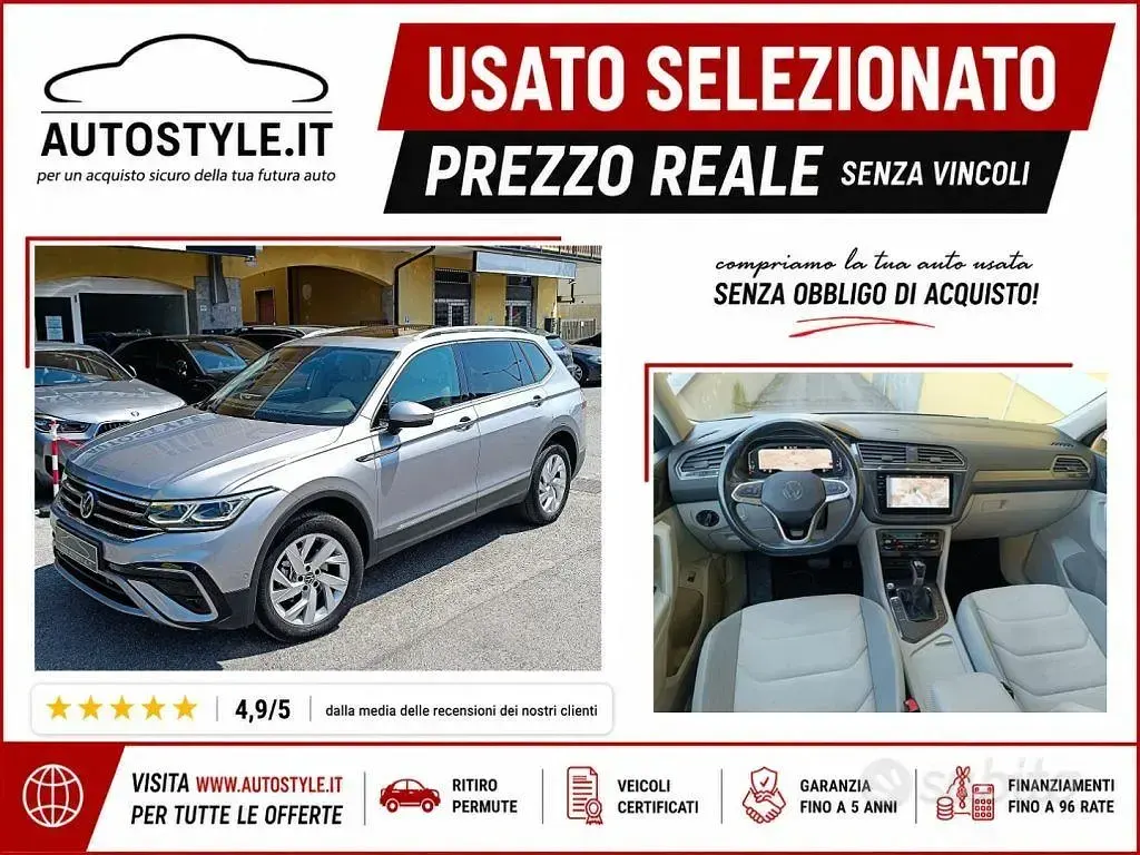 Usata VW Tiguan Allspace Elegance 150 CV (110 kW) 2022 Grigio SUV