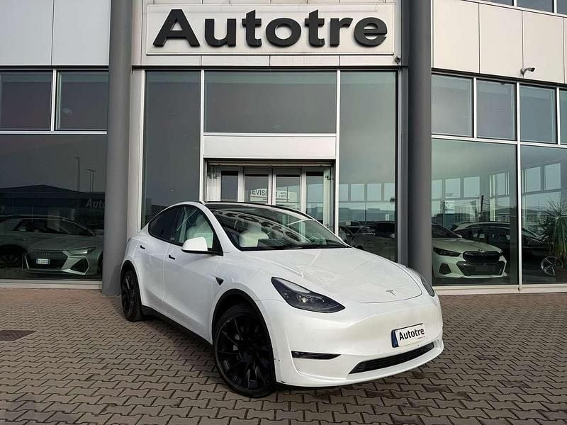 Bianco Usata 2021 Tesla Model Y Long Range AWD SUV | 31.900 € (Ottimo prezzo) - Immagine 1/4