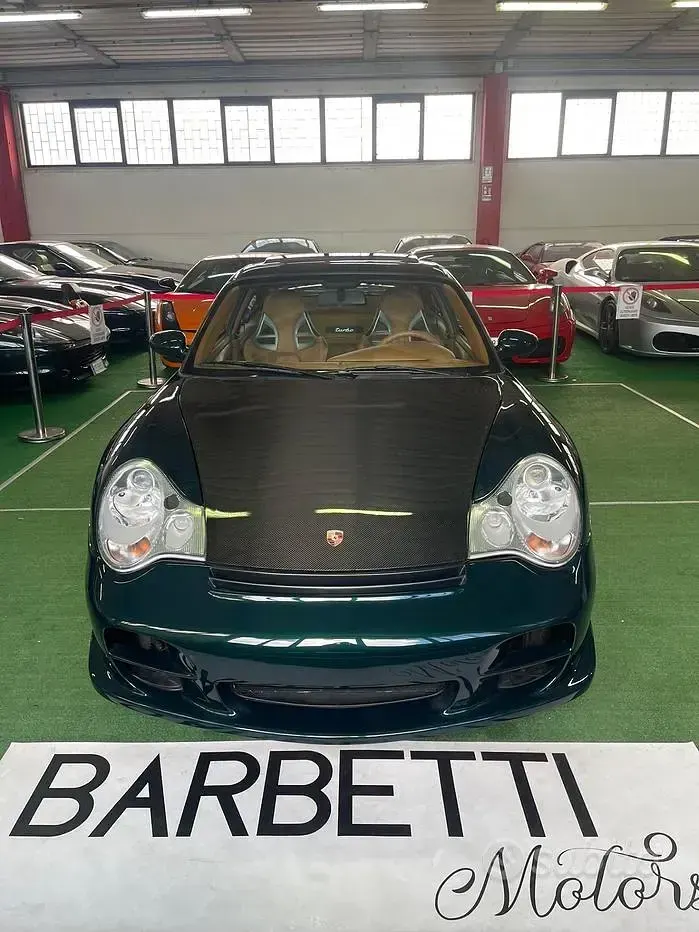 Usata Porsche 996 Turbo 450 CV (330 kW) 2001 Verde Coupé