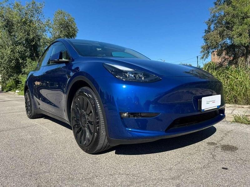 Blu/azzurro(met.) Usata 2022 Tesla Model Y Long Range AWD SUV | 34.900 € (Buon prezzo) - Immagine 1/4
