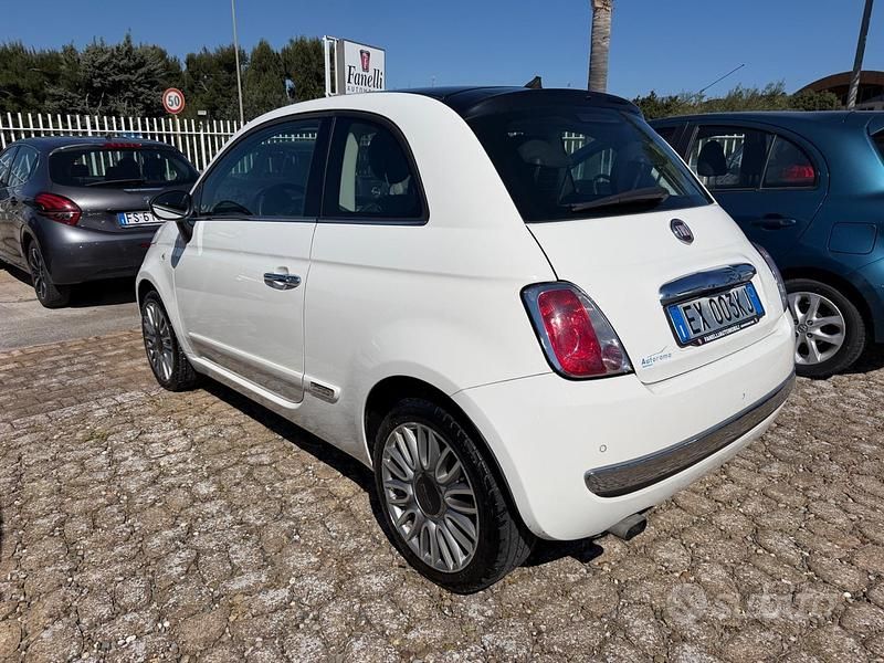 Usata Fiat 500 Lounge 69 CV (50 kW) 2014 Bianco Berlina