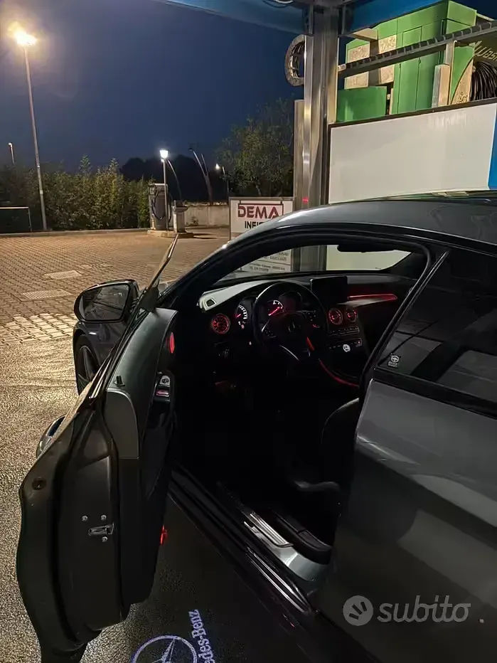 Usata Mercedes C220 AMG 170 CV (125 kW) 2017 Grigio Coupé