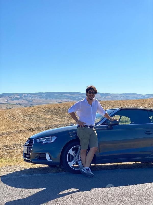 Usata Audi A3 Cabriolet S-Line 150 CV (110 kW) 2018 Grigio Cabrio