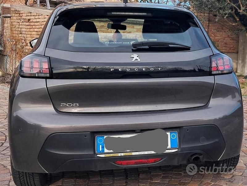 Usata Peugeot 208 Active 75 CV (55 kW) 2020 Grigio Utilitaria