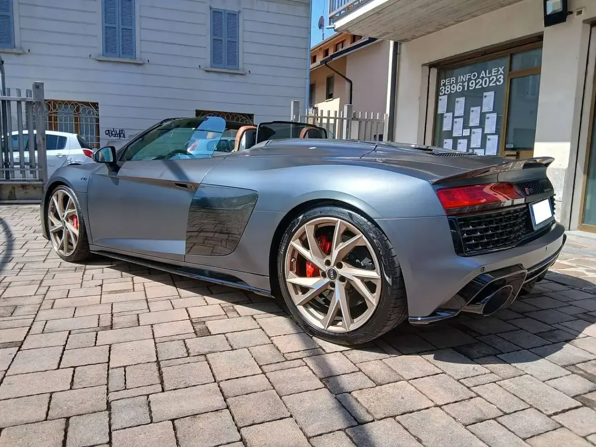 Usata Audi R8 Spyder Performance 620 CV (456 kW) 2021 Effetto opaco audi exclusive Cabrio