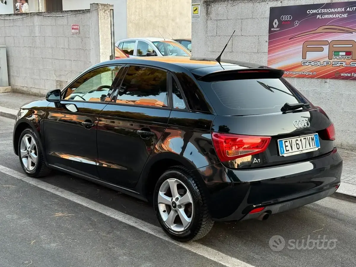 Usata Audi A1 Attraction 86 CV (63 kW) 2014 Nero Utilitaria