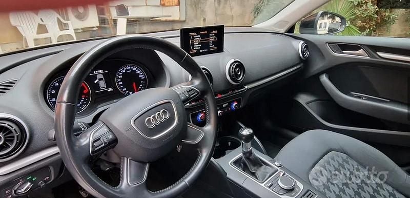 Usata Audi A3 S-Line 125 CV (91 kW) 2015 Nero Berlina