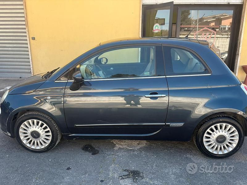 Usata Fiat 500 75 CV (55 kW) 2009 Blu Cabrio