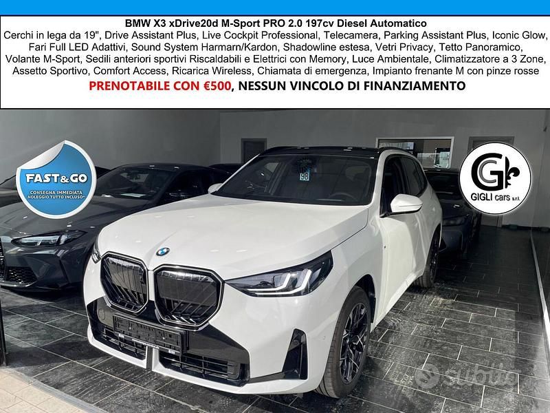 Usata BMW X3 M Sport 197 CV (144 kW) 2025 Bianco SUV