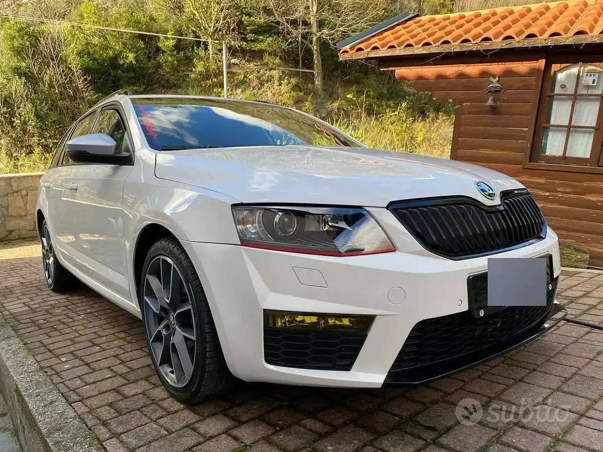 Usata Skoda Octavia RS 184 CV (135 kW) 2016 Bianco Station wagon
