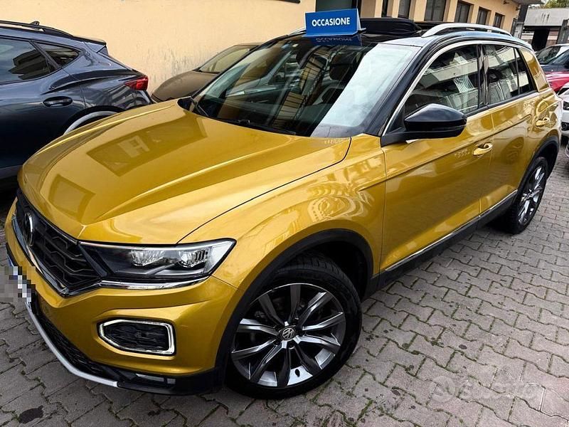 Usata VW T-Roc Advance 150 CV (110 kW) 2019 Giallo SUV