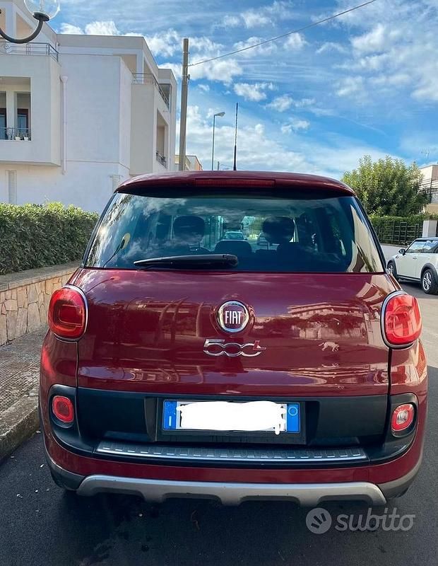 Usata Fiat 500L Trekking 95 CV (69 kW) 2016 Rosso Monovolume