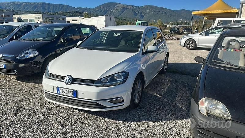 Usata VW Golf VII 116 CV (85 kW) 2019 Bianco Berlina