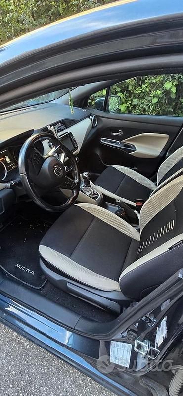 Używany Nissan Micra Tekna 90 KM (66 kW) 2017 Szary Hatchback