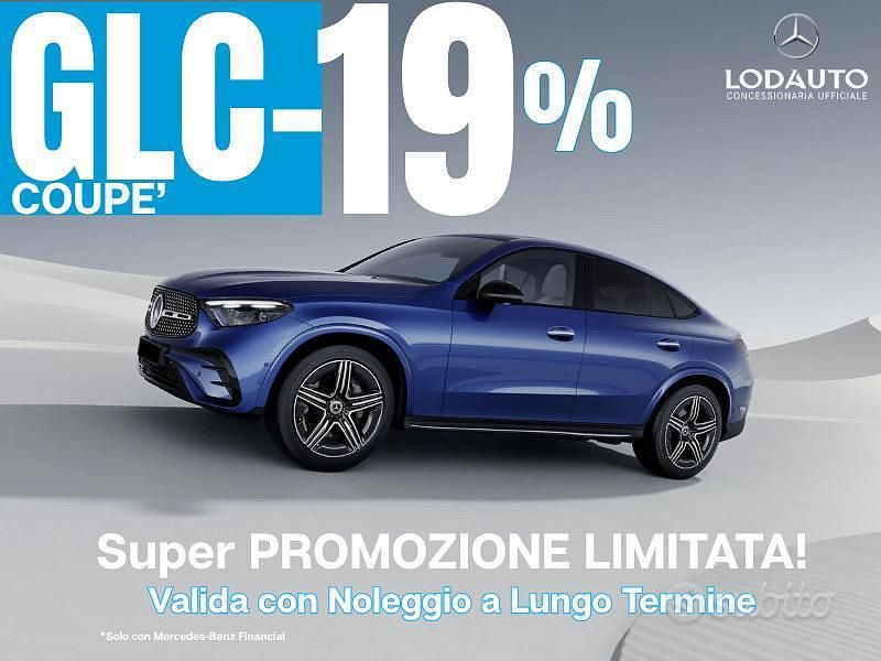 Argento Nuova 2025 Mercedes GLC220 AMG line Coupé | 69.900 € (Super prezzo) - Immagine 1/4