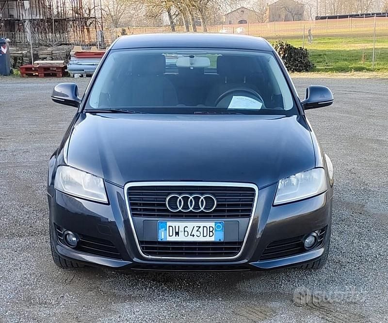 Usata Audi A3 Ambition 105 CV (77 kW) 2009 Nero Utilitaria