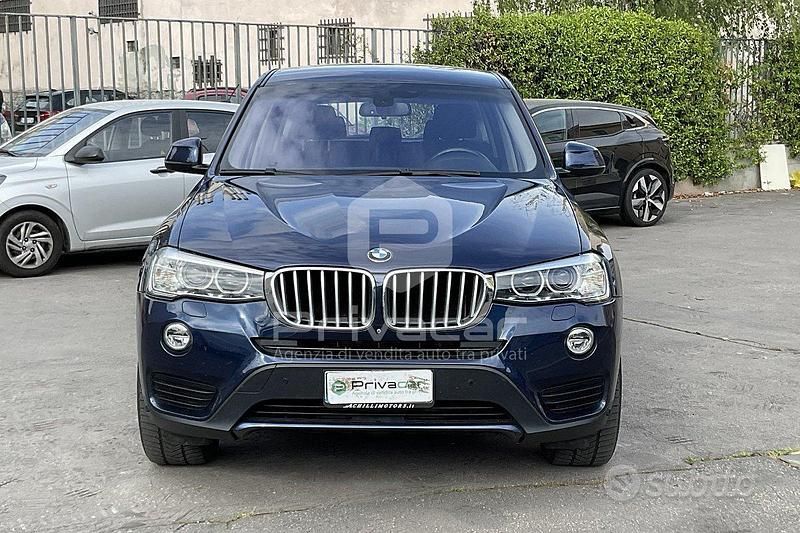 Usata BMW X3 Advantage 258 CV (189 kW) 2017 Arancione SUV