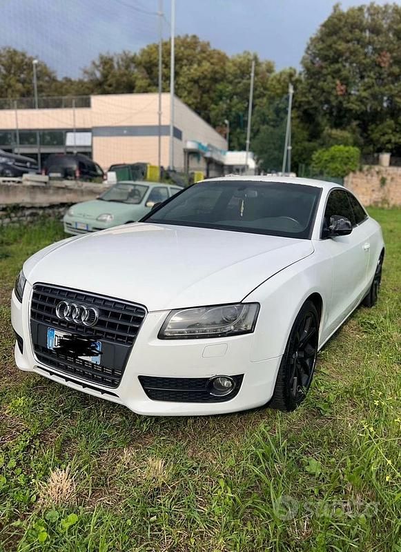 Usata Audi A5 190 CV (139 kW) 2009 Bianco Coupé