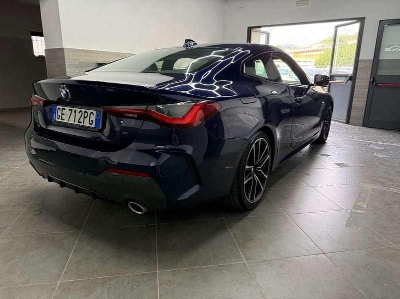 Usata BMW 420 M Sport 190 CV (139 kW) 2021 Blu/azzurro Coupé
