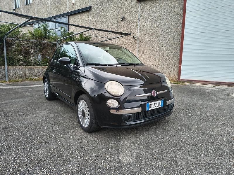 Usata Fiat 500 Lounge 69 CV (50 kW) 2009 Nero Cabrio