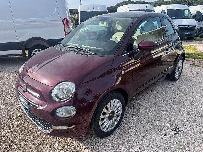 Usata Fiat 500 Lounge 69 CV (50 kW) 2019 Rosso Utilitaria
