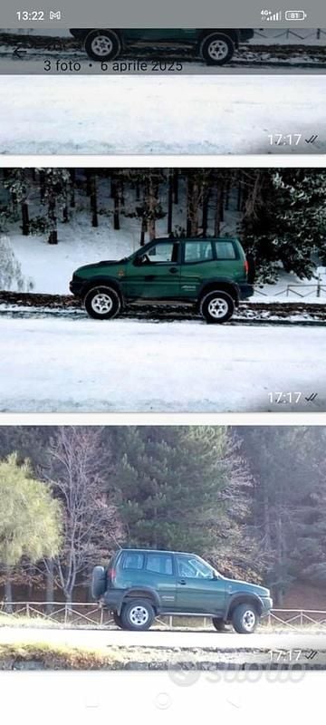 Usata Nissan Terrano 125 CV (91 kW) 1998 Verde SUV