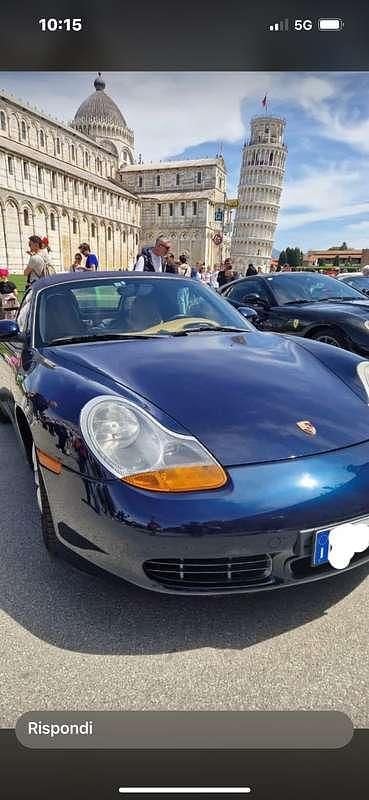 Usata Porsche Boxster 252 CV (185 kW) 2000 Blu/azzurro Cabrio