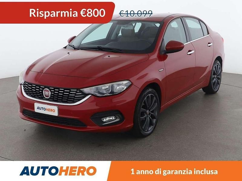 Rosso Usata 2017 Fiat Tipo Lounge Tre volumi | 9499 € (Buon prezzo) - Immagine 1/3