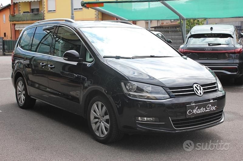 Usata VW Sharan Highline 140 CV (102 kW) 2011 Nero Monovolume