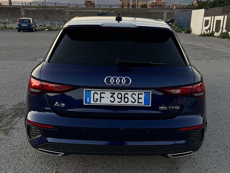 Usata Audi A3 S-Line 150 CV (110 kW) 2021 Blu/azzurro Berlina
