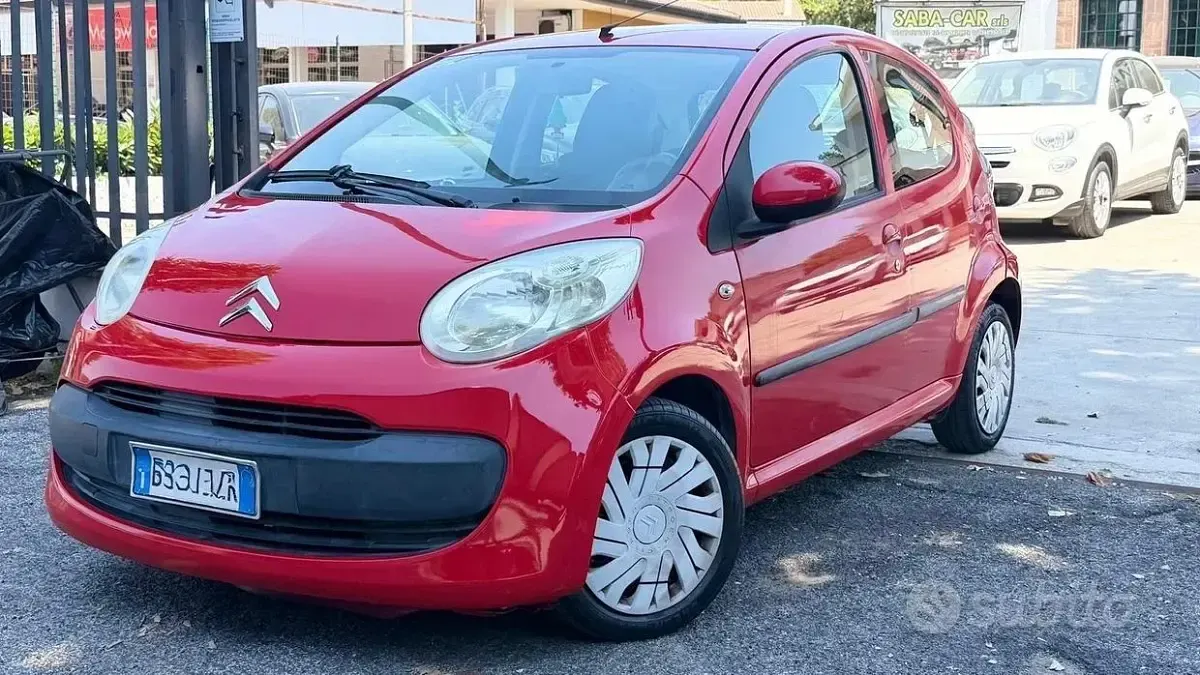 Usata Citroën C1 68 CV (50 kW) 2008 Rosso Utilitaria
