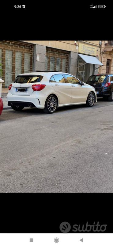 Usata Mercedes A180 Premium 109 CV (80 kW) 2015 Bianco Berlina