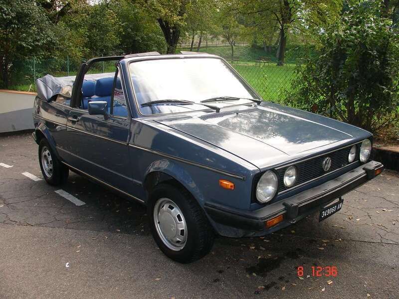 Usata VW Golf Cabriolet 50 CV (36 kW) 1982 Blu/azzurro Cabrio