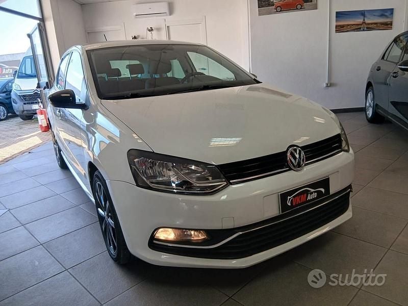 Usata VW Polo 90 CV (66 kW) 2014 Bianco Berlina