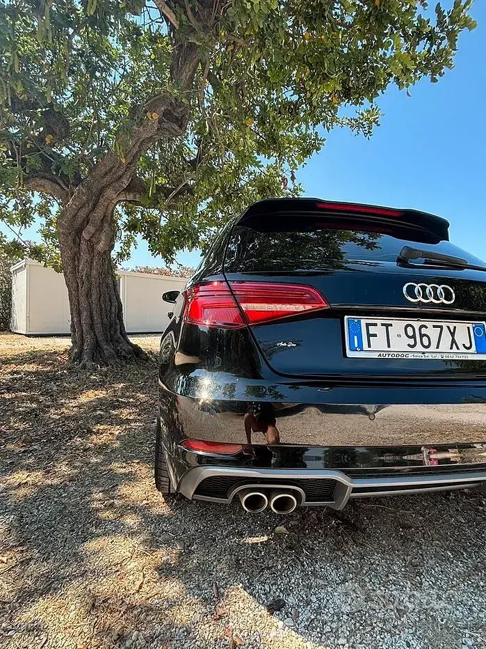 Usata Audi A3 S-Line 150 CV (110 kW) 2017 Nero Berlina