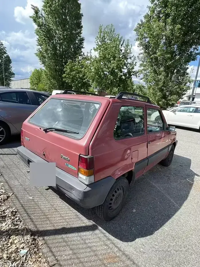 Usata Fiat Panda 54 CV (39 kW) 2002 Rosso Utilitaria
