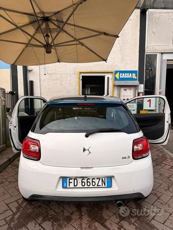 Usata DS Automobiles DS3 82 CV (60 kW) 2016 Bianco Utilitaria