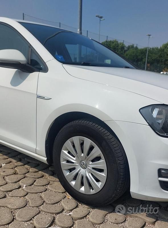 Usata VW Golf VII 110 CV (80 kW) 2016 Bianco Utilitaria
