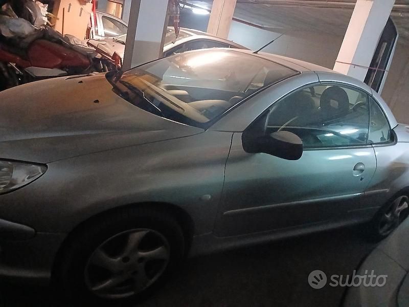 Usata Peugeot 206 109 CV (80 kW) 2004 Grigio Cabrio
