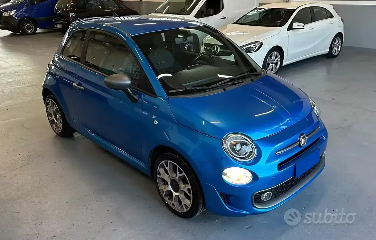 Usata Fiat 500S Riva 69 CV (50 kW) 2016 Blu Berlina