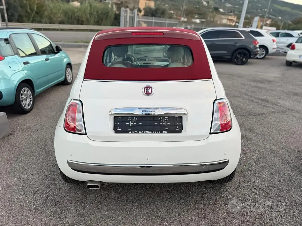 Begagnad Fiat 500C 69 HK (50 kW) 2014 Vit Cab