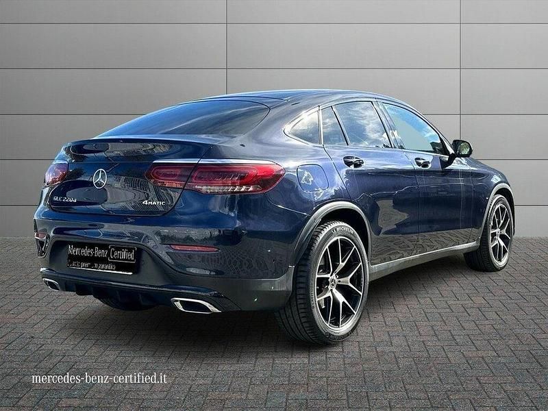 Usata Mercedes GLC220 Premium 194 CV (142 kW) 2021 Blu Coupé