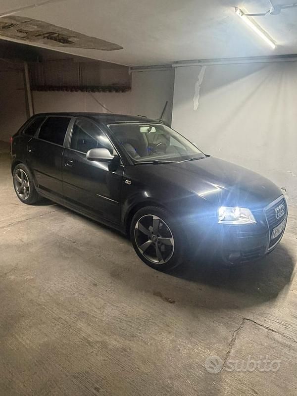 Usata Audi A3 Ambiente 140 CV (102 kW) 2006 Nero Utilitaria