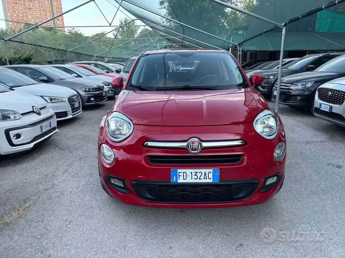 Usata Fiat 500X 95 CV (69 kW) 2016 Rosso SUV